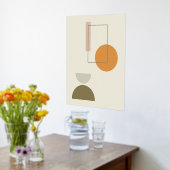 モダンミニマル形状構成3 箔ポスター (レイダウン (キッチン))