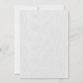 モダンミニマル手書き結婚投稿 招待状 (裏面)