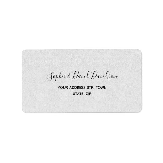 モダンミニマル手結婚跡 ラベル (正面)