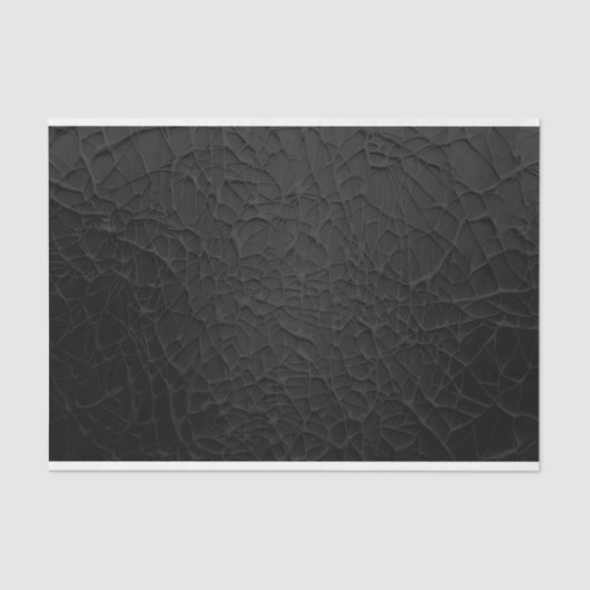 モダンミニマル抽象芸術ブラックくもの巣AE3 Decopage 薄葉紙 (正面)