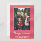 モダンミニマル抽象芸術水色縦写真 シーズンカード (正面)