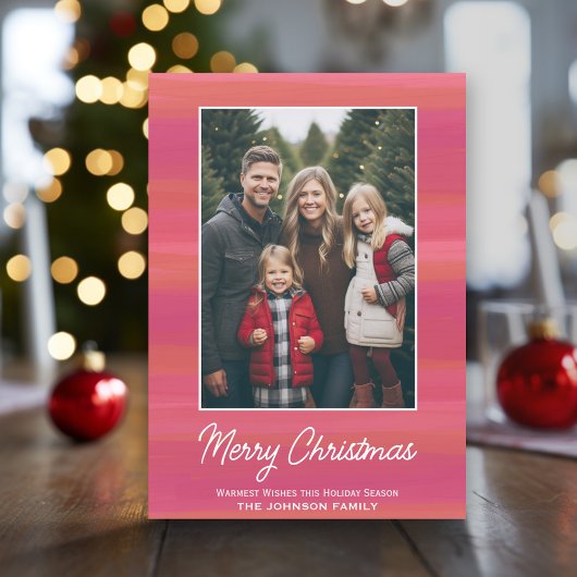 モダンミニマル抽象芸術水色縦写真 シーズンカード