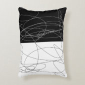 モダンミニマル抽象芸術 アクセントクッション (正面(垂直))