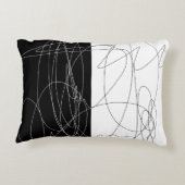 モダンミニマル抽象芸術 アクセントクッション (裏面)