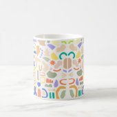 モダンミニマル抽象芸術 コーヒーマグカップ (中央)