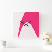 モダンミニマル抽象芸術 スクエア壁時計 (ホーム)