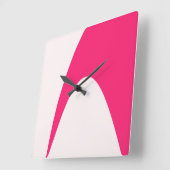 モダンミニマル抽象芸術 スクエア壁時計 (傾斜)