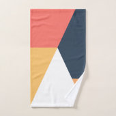 モダンミニマル抽象芸術 バスタオルセット (ハンドタオル)