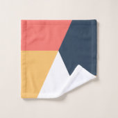 モダンミニマル抽象芸術 バスタオルセット (ウォッシュタオル)