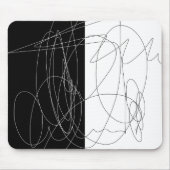 モダンミニマル抽象芸術 マウスパッド (正面)
