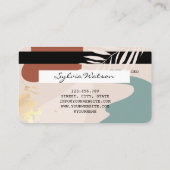 モダンミニマル抽象芸術 名刺 (裏面)