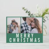 モダンミニマル数々の写真の緑の白いクリスマス (スタンド正面)