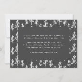 モダンミニマル数々の写真結婚s セーブザデート (裏面)