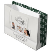 モダンミニマル数々の写真 ラージペーパーバッグ (正面アングル)