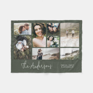 モダンミニマル数々の8最高の枚の友友カーキ フリースブランケット