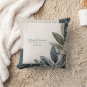 モダンミニマル植物株の幾何結婚物 クッション (ブランケット)