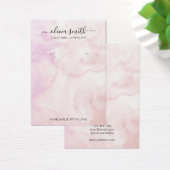 モダンミニマル水彩ジュエリー表示カード (デスク)