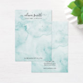 モダンミニマル水彩ジュエリー表示カード (デスク)