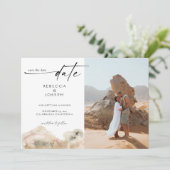 モダンミニマル水結婚色 セーブザデート (スタンド正面)