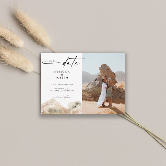 モダンミニマル水結婚色 セーブザデート