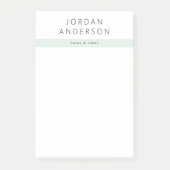 モダンミニマル淡い色の砂浜 ポストイット (正面)