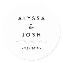 モダンミニマル白結婚色