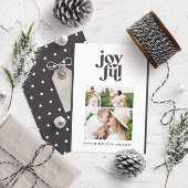 モダンミニマル白黒タイポグラフィ シーズンカード