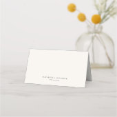 モダンミニマル紅葉結婚ズ プレイスカード (裏面)