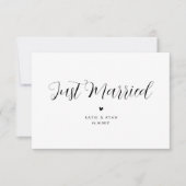 モダンミニマル結婚たった今結婚しました (正面)