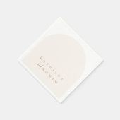 モダンミニマル結婚アルチ紙ナプキン スタンダードカクテルナプキン (角)