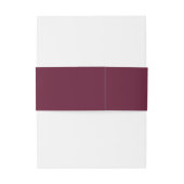 モダンミニマル結婚イニシャル 招待状ベリーバンド (裏面例)