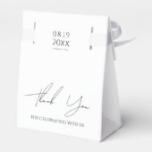 モダンミニマル結婚スクリプト フェイバーボックス (裏面サイド)