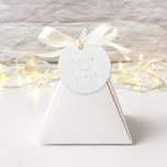 モダンミニマル結婚パーソナライズされたs フェイバータグ<br><div class="desc">美しいミニマルタイポグラフィベースの結婚デザインは、クラシックレタリングであなたの名前を特集し、手書きスクリプトのアクセンモダントレタリングと結合した。</div>