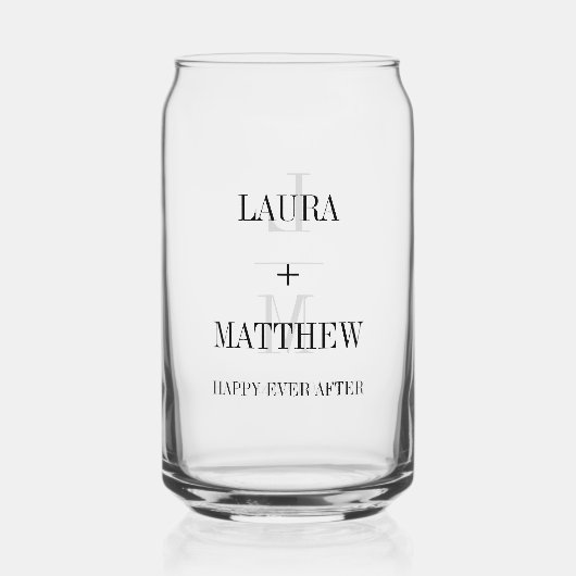 モダンミニマル結婚ム名エレガント前 ガラス缶 (正面)