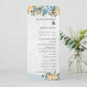 モダンミニマル結婚式 プログラムイベント プログラム (スタンド正面)