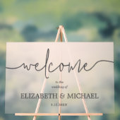 モダンミニマル結婚歓迎ピンク アクリルサイン (ニュートラル)