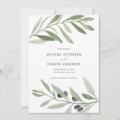 モダンミニマル結婚葉 案内状 (正面)