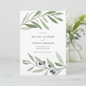 モダンミニマル結婚葉 案内状 (スタンド正面)