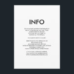 モダンミニマル結婚詳細/情報カード エンクロージャーカード<br><div class="desc">ミニマルのモダン結婚詳細/情報カードあなたのニーズに合わせて完全に可能である。©ゴルホデザイン。Zazzleが印刷。//一致する項目を探しているhttps://www.zazzle.com/collections/modern_wedding_photo_invitation_set-119792209180525601 //あなたのデザインが救済必要カスタマイズか？他得のアイディア?感じ連絡では： zoe@gorjodesigns.com</div>