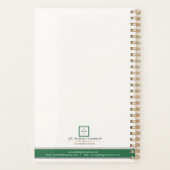 モダンミニマル縁どグ緑ロゴ事業 プランナー手帳 (裏面)