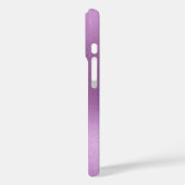モダンミニマル脚本パープルメタルパーソナライズされたー Case-Mate iPhoneケース (裏面 / 左)