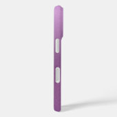 モダンミニマル脚本パープルメタルパーソナライズされたー Case-Mate iPhoneケース (裏面 / 右)