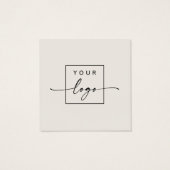 モダンミニマル角薄板製品ラベル (裏面)