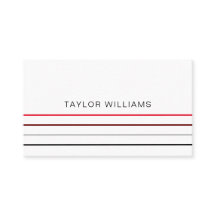 モダンミニマル赤線プロフェッショナル