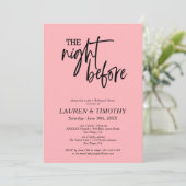 モダンミニマル赤面ピ結婚ンク 招待状 (スタンド正面)