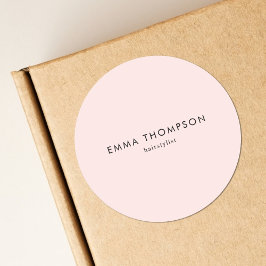 モダンミニマル赤面 ラウンドシール