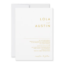 モダンミニマル金ゴールド伝統的結婚フォント