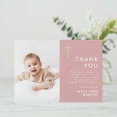 モダンミニマル金ゴールド サンキューカード (スタンド正面)