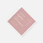 モダンミニマル金ゴールド スタンダードカクテルナプキン (角)