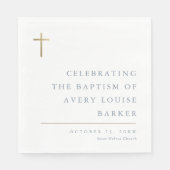 モダンミニマル金ゴールド スタンダードランチョンナプキン (正面)